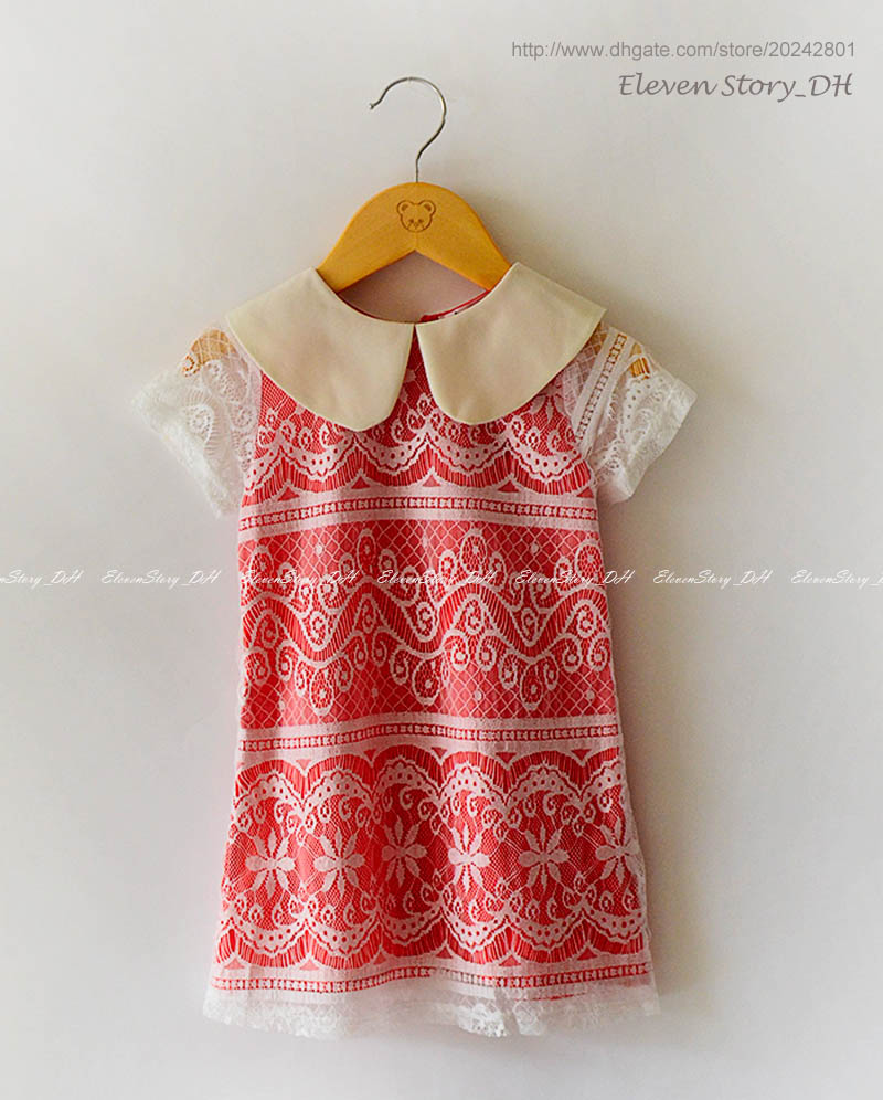 2 to 7 years Girls summer hollow lace dresses, children short-sleeve clothes, retail kids boutique cotton clothing, 1 piece, R1ES12DS-01, Pink
2 to 7 years Girls summer hollow lace dresses, children short-sleeve clothes, retail kids boutique cotton clothing, 1 piece, R1ES12DS-01, Pink