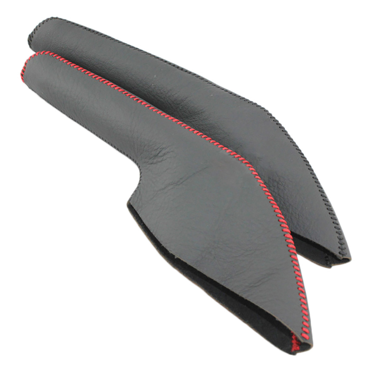 Genuine leather Handbrake Covers Case for Mazda 2 Auto interior decoration DIY Handbrake sleeve protection Handbrake lever collars cover