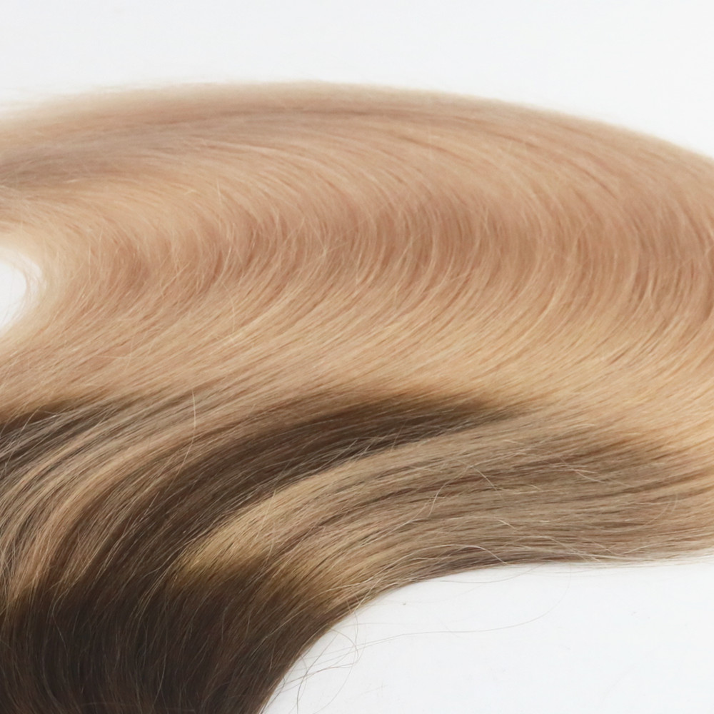 Balayage Color #4#18 Top Grade High Quality Hot Selling Virgin Remy Hair Straight Seamless Human Hair PU Tape Hair Extension 100G Per Bundle
