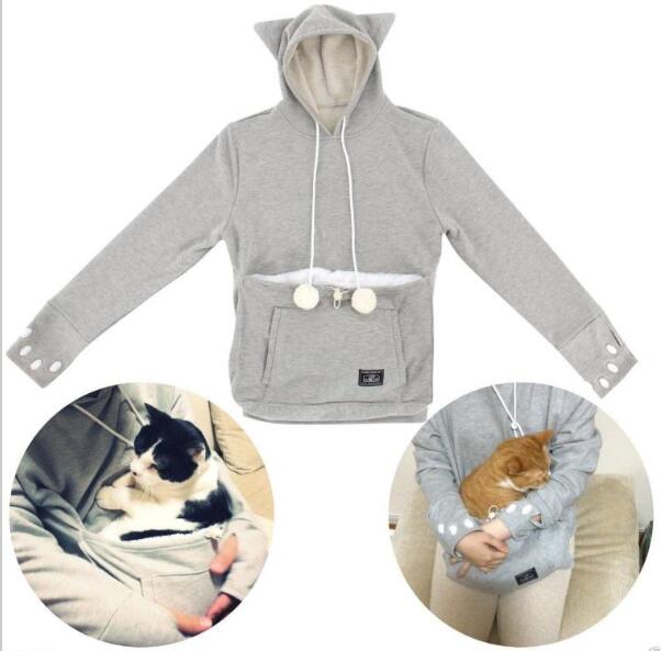Wholesale- Mewgaroo Nyangaroo Cat Dog Pet Casual Unisex Kangaroo Coat Hoodie Japanese Kangaroo Grey Cat Casual Hoodie Sweatershirts
Wholesale- Mewgaroo Nyangaroo Cat Dog Pet Casual Unisex Kangaroo Coat Hoodie Japanese Kangaroo Grey Cat Casual Hoodie Sweatershirts