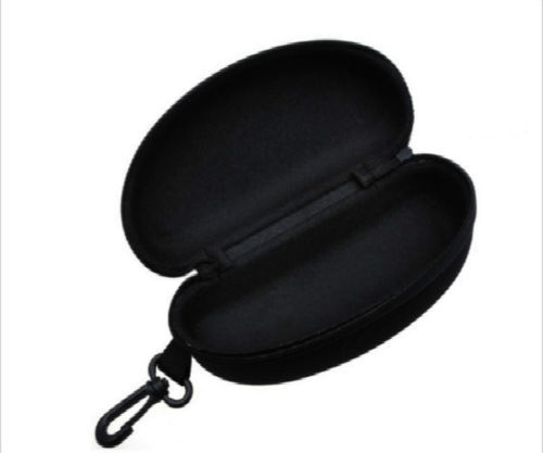 case Fad Portable Zipper Eye Glasses Sunglasses Clam Shell Hard Case Protector Box 1X