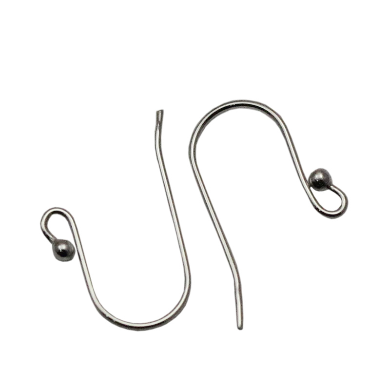 Beadsnice 925 Earring Hooks 21gauge Handmade Sterling Silver Earring Wires with Ball end for DIY Earrings Making ID25417