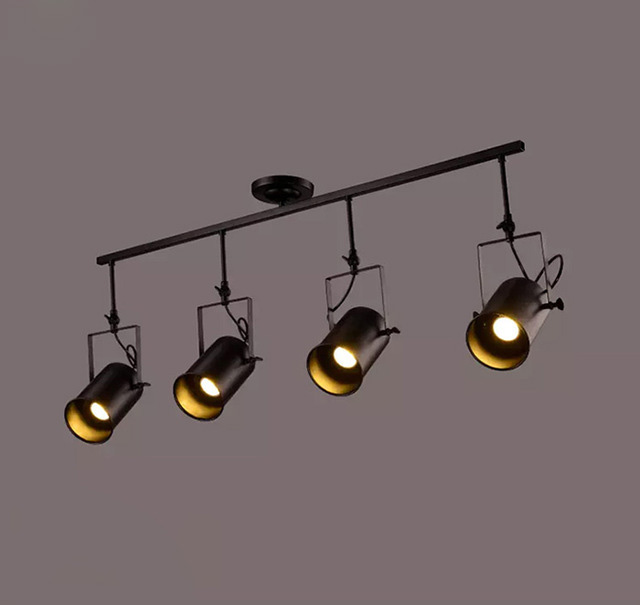 Iron Painted Vintage Spotlights Shop Pendant Lamp Clothing Store Lighting Coffee House/Bookshop/Bar/Hall/Mall Lamp Free Shipping
