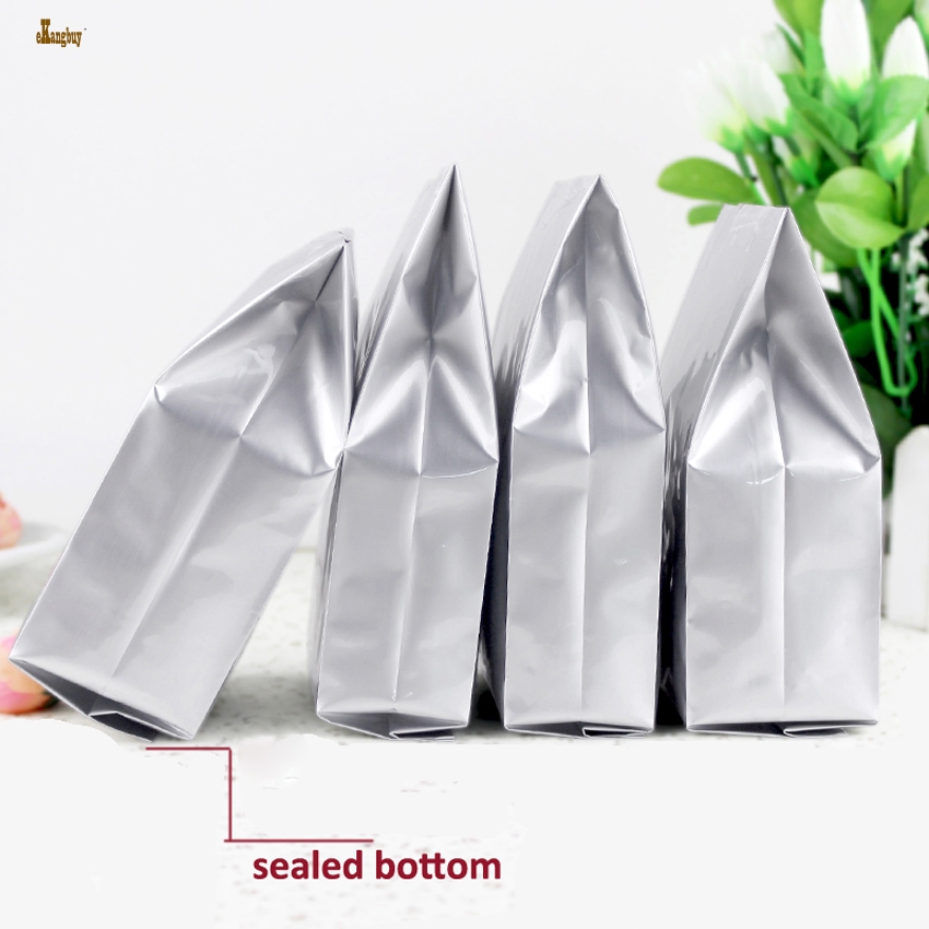 Packaging 100pcs/lot 5 Sizes Top Open Silver Color Aluminum Foil Heat Seal Vacuum Food Packing Gusset Bag Bellow Pocket Pouches Gift Bags
Packaging 100pcs/lot 5 Sizes Top Open Silver Color Aluminum Foil Heat Seal Vacuum Food Packing Gusset Bag Bellow Pocket Pouches Gift Bags