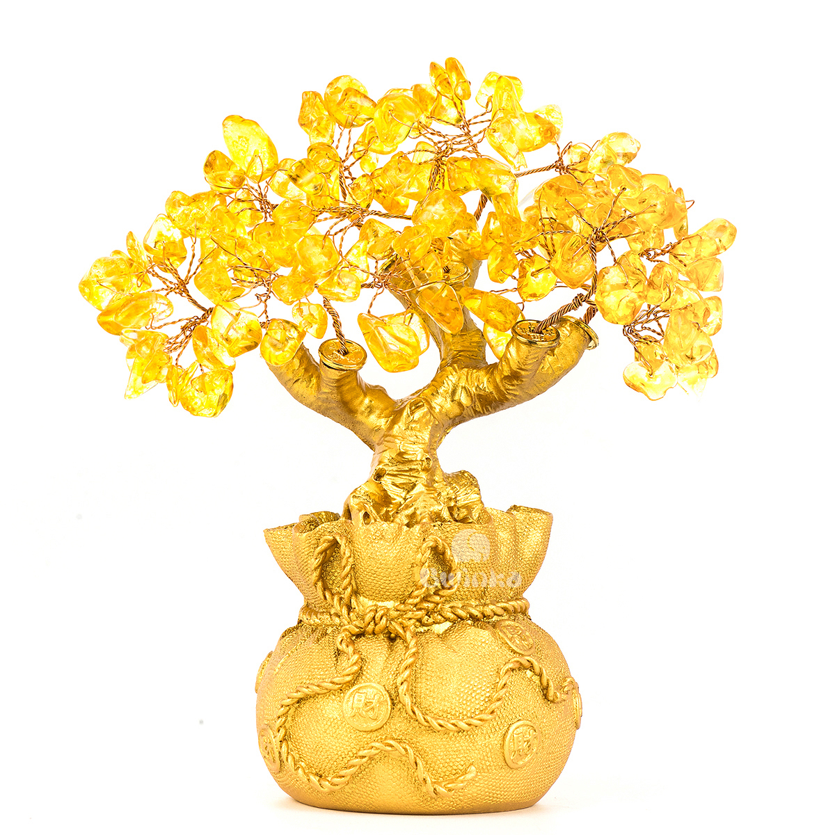 Feng Shui Citrine Gem Yellow Crystal Money Tree Office Home Table for Wealth Luck, Gift Chinese Lucky Auspicious Success
Feng Shui Citrine Gem Yellow Crystal Money Tree Office Home Table for Wealth Luck, Gift Chinese Lucky Auspicious Success