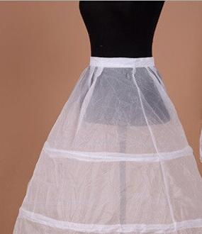 Hot Sale Petticoats 2017 Brand New 3 Hoop Wedding Bridal Gown Dress Underskirt Crinoline Ball Gown Wedding Accessories
