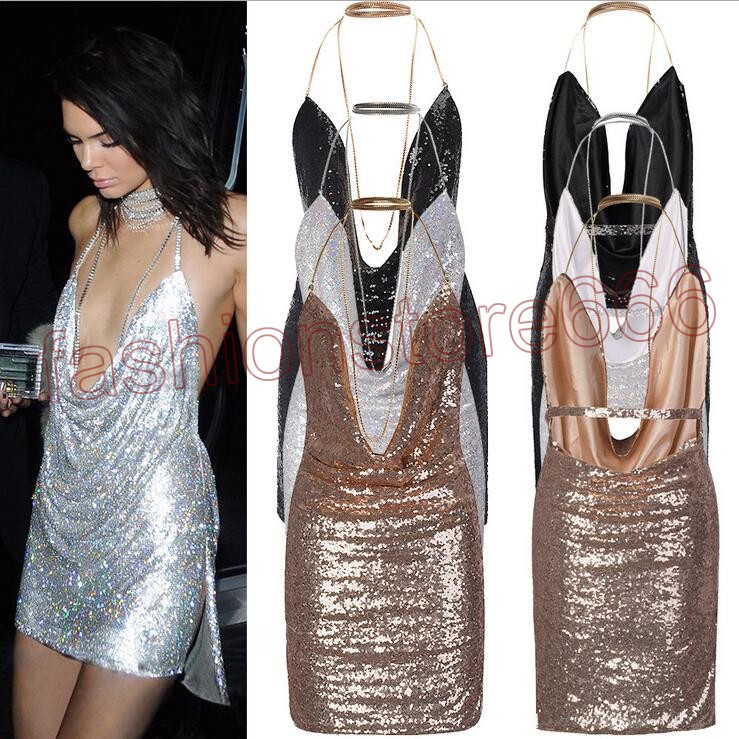 2017 new sexy Backless deep v sequin sexy dress Women black party luxury sundress short dress Autumn strap mini dress clubwear
2017 new sexy Backless deep v sequin sexy dress Women black party luxury sundress short dress Autumn strap mini dress clubwear