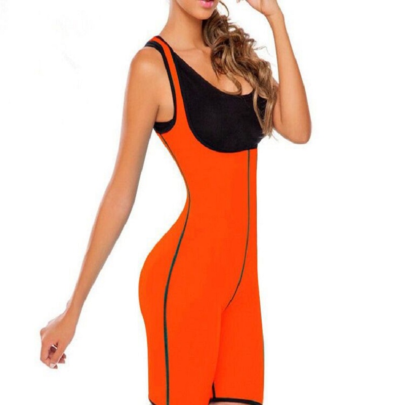 Women Sweat Fitness Shapers Thermal Bodysuit Full Body Shaper Sauna Slimming Waist Trainer Corsets
