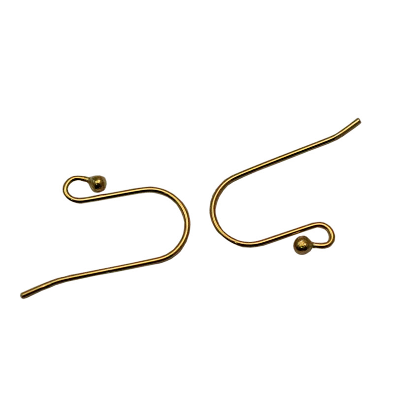 Beadsnice 925 Earring Hooks 21gauge Handmade Sterling Silver Earring Wires with Ball end for DIY Earrings Making ID25417