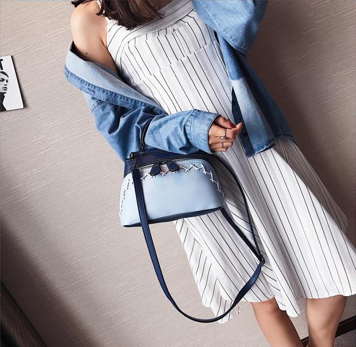 2017 Shell bag Fashion Two-tone casual bag Women's Bags Handbag PU Soft Small Cross Body Thread Shoulder Bags Shoulder Bags Totes, Red
2017 Shell bag Fashion Two-tone casual bag Women's Bags Handbag PU Soft Small Cross Body Thread Shoulder Bags Shoulder Bags Totes, Red