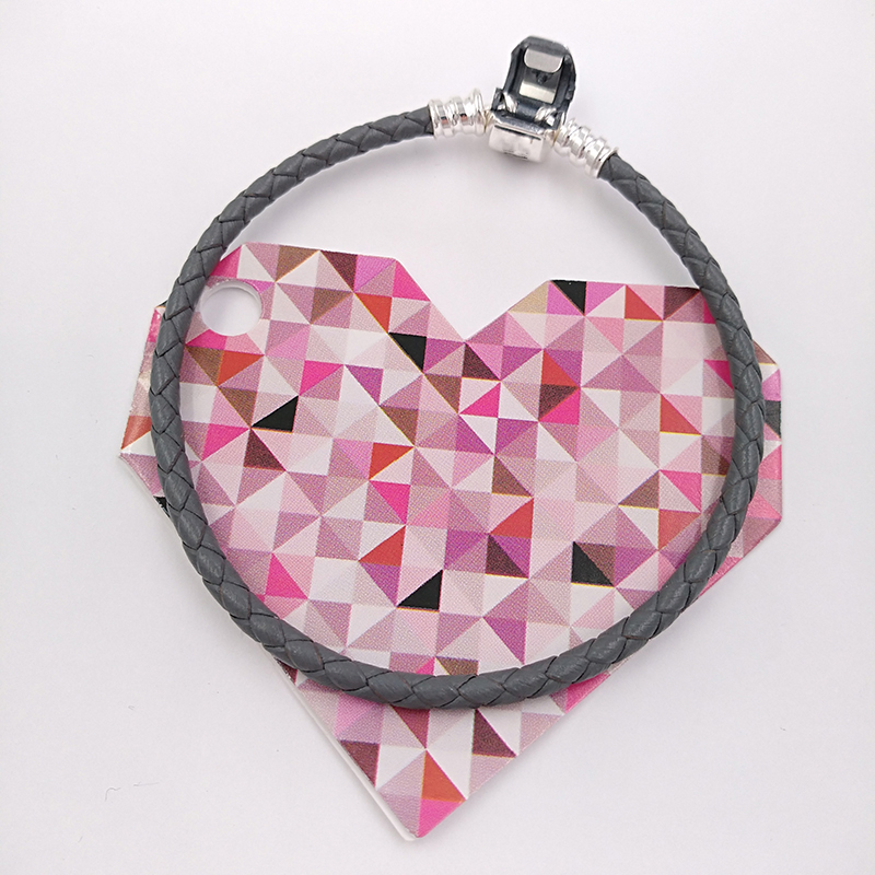 925 Sterling Silver Moments Single Woven Leather Bracelet - Grey Fits European Pandora Style Jewelry Charms Beads hand made 590705CSG-D
925 Sterling Silver Moments Single Woven Leather Bracelet - Grey Fits European Pandora Style Jewelry Charms Beads hand made 590705CSG-D