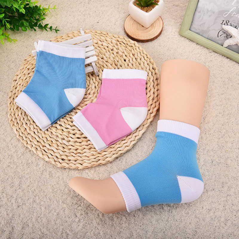 Gel Heel Socks Moisturing Spa Soft Silicone Socks Women Men Gel Pad Feet Care Cracked Foot Dry Hard Skin Protector ZA2779