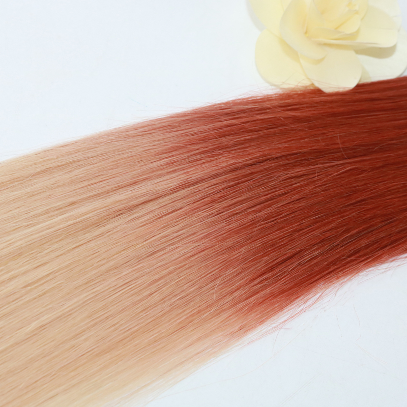 Ombre Human Hair Extensions of Tape Ombre Hair Color #3 Fading to #613 Skin Weft Remy Human Hair 50g 20Pcs Per Package