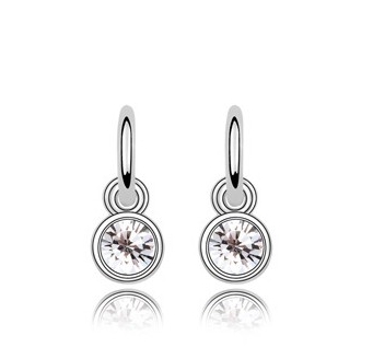 Hot Sales 18K Platinum Plated Women Round Cute Stud Earrings Genuine Austrian Crystal Fashion Earrings Jewelry for Women
Hot Sales 18K Platinum Plated Women Round Cute Stud Earrings Genuine Austrian Crystal Fashion Earrings Jewelry for Women