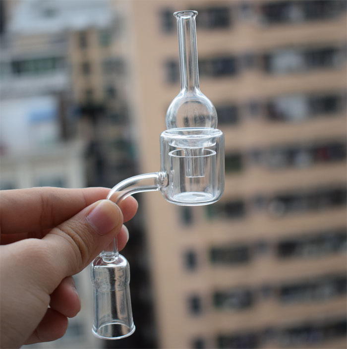 2017 hot XXLQuartz Thermal Banger+Bubble carb cap 10mm 14mm 18mm male/ female 90/45 Degrees 100% real Double wall quartz nail free shipping
2017 hot XXLQuartz Thermal Banger+Bubble carb cap 10mm 14mm 18mm male/ female 90/45 Degrees 100% real Double wall quartz nail free shipping