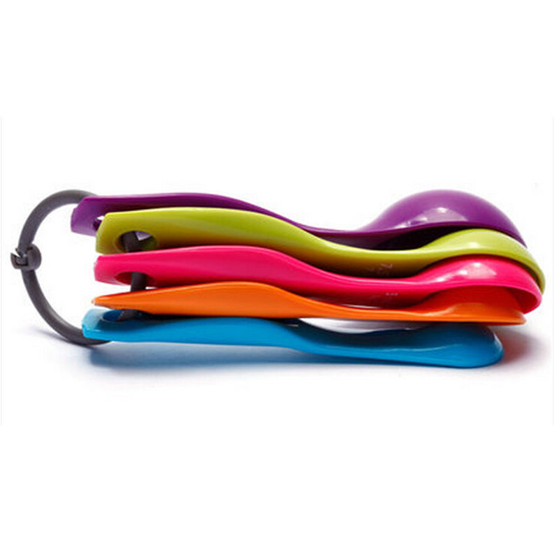 Wholesale- High Quality 1ml 2.5ml 5ml 7.5ml 15ml Salt Oil Spoon Lovely Kitchen Measuring Spoons Spoon Cup Baking Utensil Set Kit ko29