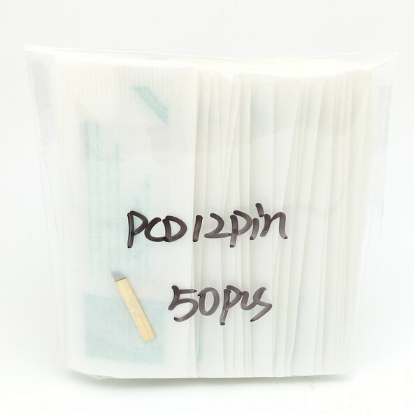 Wholesale Professional 100pcs PCD 12-14 Prong flat Permanent Makeup Manual Needle Blades for microblading Free shipping