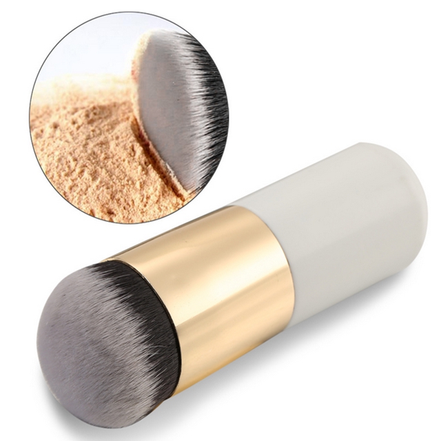 Brand new Flat Liquid Foundation Makeup Brushes Blush Buffer Powder Make up Brushes Beauty Primer Kabuki Contour Brush Tools