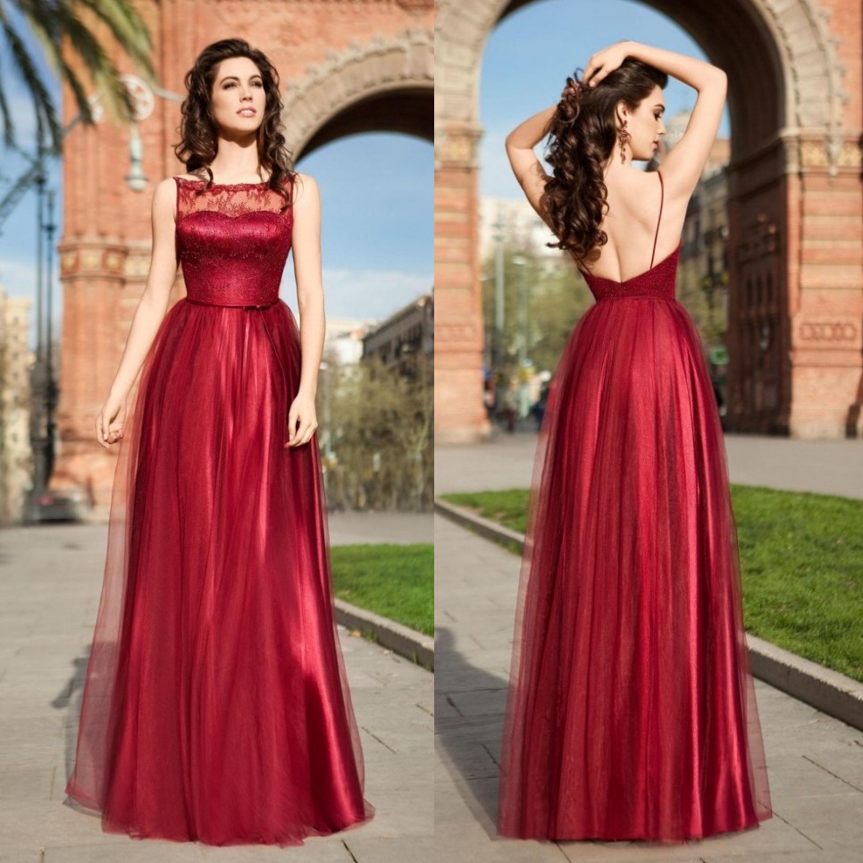 Cheap Red Backless Prom Dresses Sheer Bateau Neck A Line Lace Party Dress Floor Length Custom Made Tulle Evening Gowns, Pink
Cheap Red Backless Prom Dresses Sheer Bateau Neck A Line Lace Party Dress Floor Length Custom Made Tulle Evening Gowns, Pink