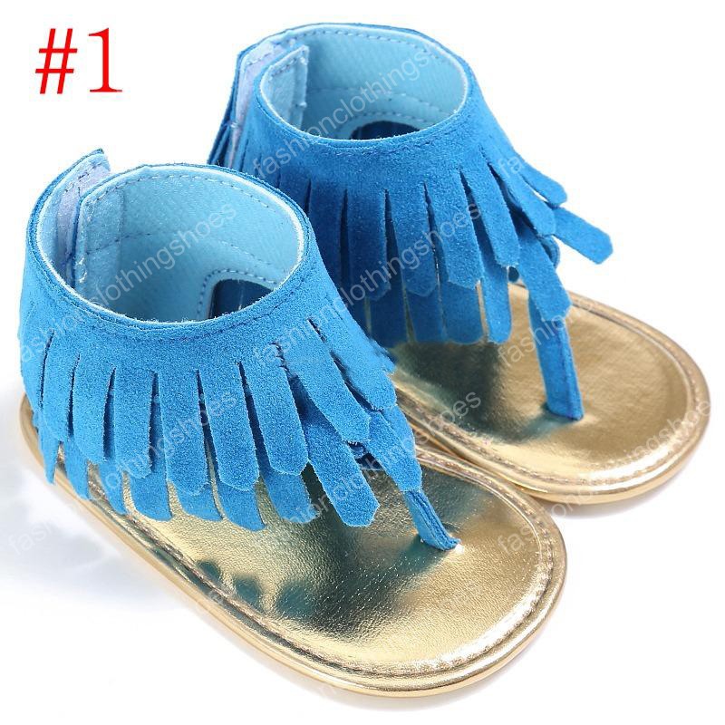summer infant Tassel sandals baby leather sandals boys girls toddler casual shoes Multicolor high top baby shoes newborn floor walking shoes