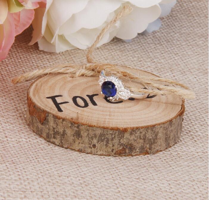 Ring pillows Wedding Ring Bearer Slice Rustic Wooden Ring Holder Wedding supplies with Burlap Creative Retro Wedding Decoration WT40