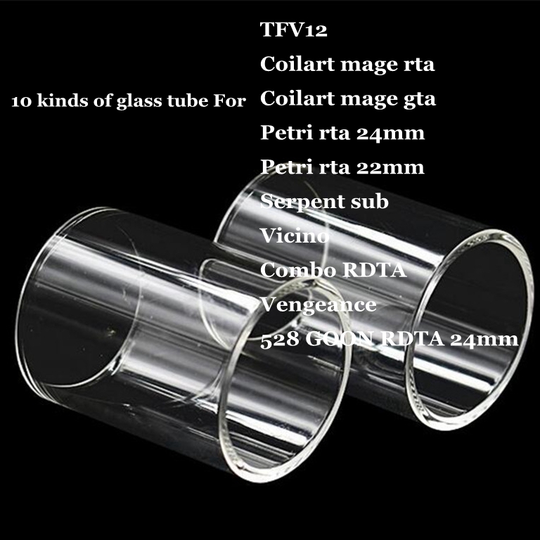 TF12 Coilart mage RTA GTA Petri 22mm 24mm Serpent sub Vicino Combo RDTA Vengeance 528 GOON Replacement Pyrex Glass Tube for Smok Wismec
TF12 Coilart mage RTA GTA Petri 22mm 24mm Serpent sub Vicino Combo RDTA Vengeance 528 GOON Replacement Pyrex Glass Tube for Smok Wismec