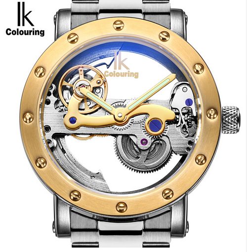 Ik Genuine Brand Future Design Automatic Mechanical Mens Watch Hollow Transparent Unique Full Steel Man Watch Montres Hommes, Steel silver
Ik Genuine Brand Future Design Automatic Mechanical Mens Watch Hollow Transparent Unique Full Steel Man Watch Montres Hommes, Steel silver