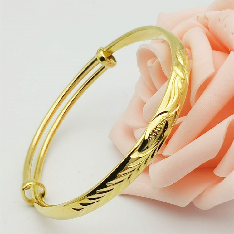 Good A++ Brass double flush solid round belly 6mm gold-plated bracelet FB508 mix order 20 pieces a lot Slap & Snap Bracelets