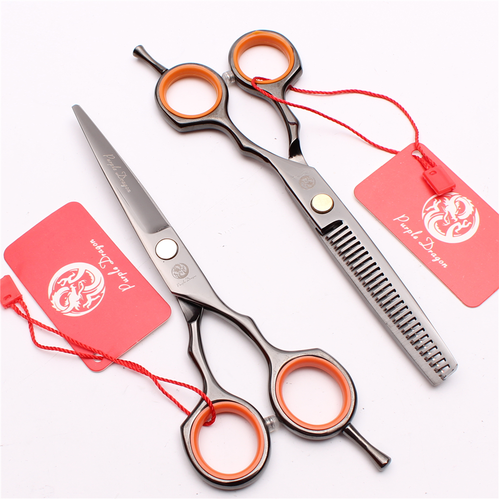 5.5'' 16cm 440C Black Scissors Professional Human Hair Scissors Barber Hairdressing Scissors Cutting+Thinning Shears Salon Style Tools Z1004
5.5'' 16cm 440C Black Scissors Professional Human Hair Scissors Barber Hairdressing Scissors Cutting+Thinning Shears Salon Style Tools Z1004