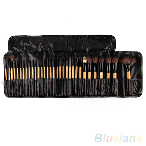 Wholesale-32Pcs Soft Makeup Brushes Professional Cosmetic Make Up Brush Tool Kit Set 2PME