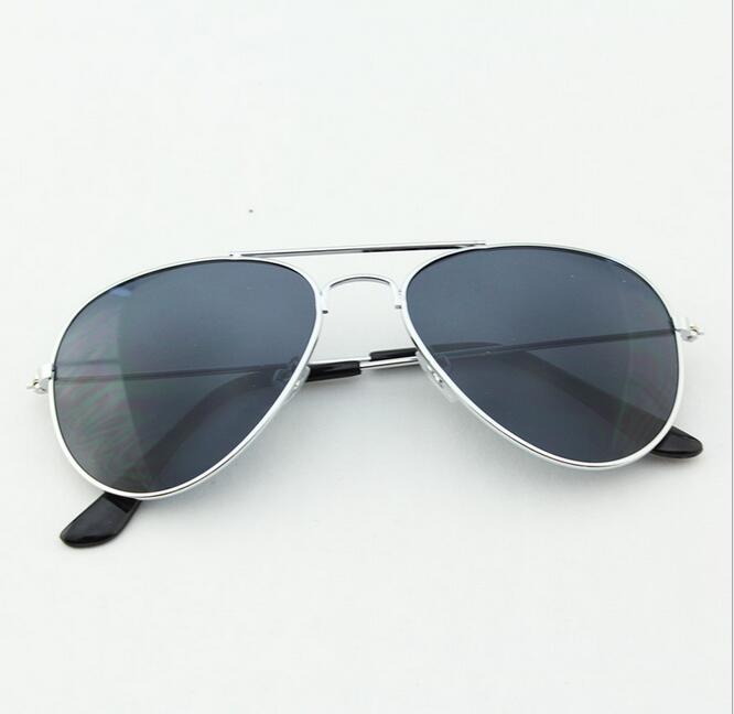 Metal Kids Pilot Sunglasses Dual Beam Children Baby Boys Girls UV400 Protection Aviation Sun Glasses Z260305