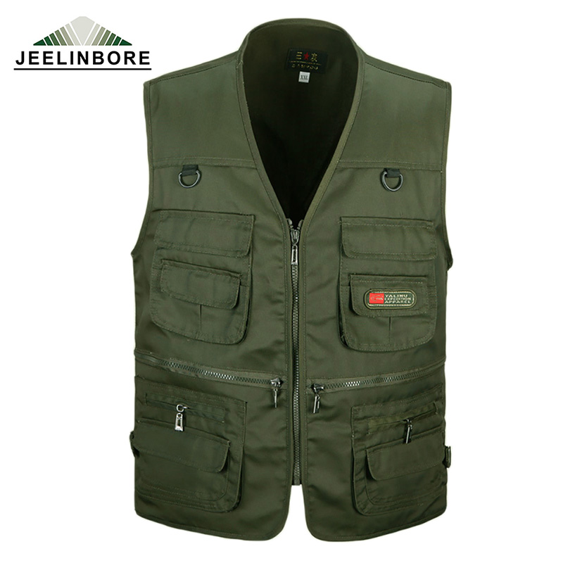 Wholesale- New Arrival Multi-pockets Vest Men Professional Photography Cameraman Mesh Vest for Director Reporter men's Vests Plus Size 3XL, Army green
Wholesale- New Arrival Multi-pockets Vest Men Professional Photography Cameraman Mesh Vest for Director Reporter men's Vests Plus Size 3XL, Army green