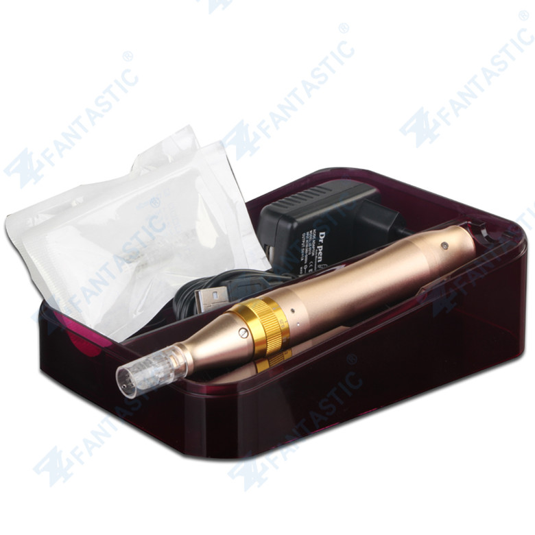 Popular rechargeable ULTIMA M5 Derma Pen Wireless/Wired Electric Microneedle Roller Dr.Pen With 5 Speed Of Digital Control Skin Care Machine