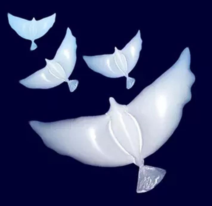Wedding White Dove Helium Balloons Christening Party Funeral Memorial Ceremony Birthday Event entrance Decor Biodegradable favor