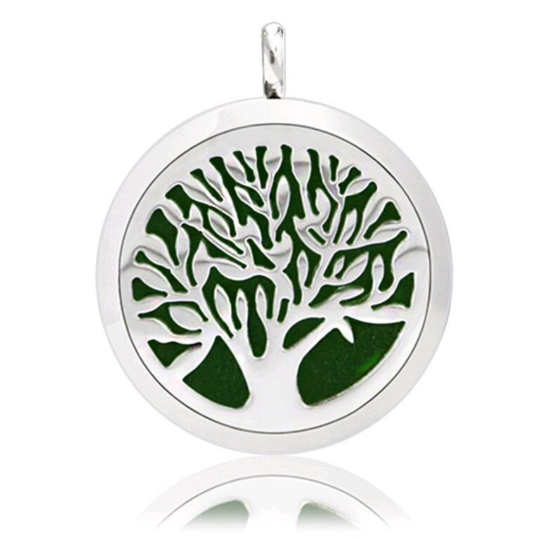 Stainless Steel Essential Oil Aromatherapy Pendant - Magnetized & Hollow-Carved Design for Personal Scent Dispersal