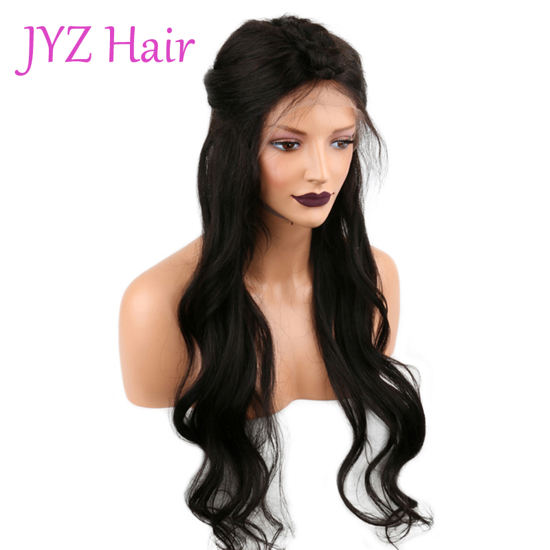 Lace Front Wig Natural color Loose Wave Brazilian Malaysian Virgin Human Hair Full Lace Wig Unprocessed Cheap Price For Selling