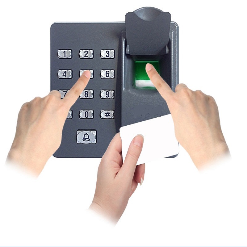 New Digital Electric RFID Reader Finger Scanner ZKT X6 Code System Biometric Fingerprint Access Control for Door Lock Home Security System