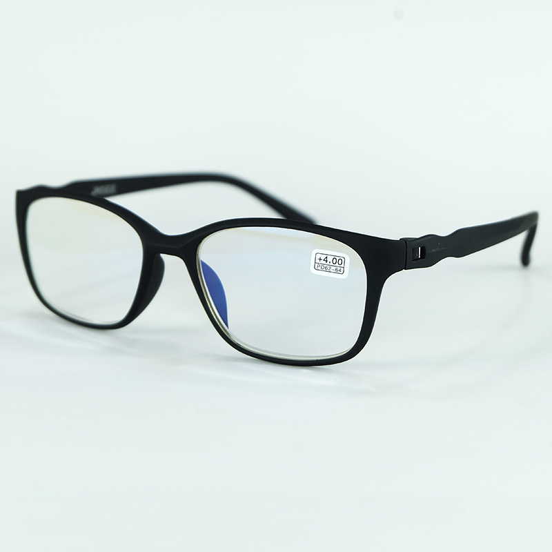 Classical Big Eyes Reading Glasses Full Plastic Frame Simple And Comfortable Eyewear For Elders Mixed Power Lenses Wholesale