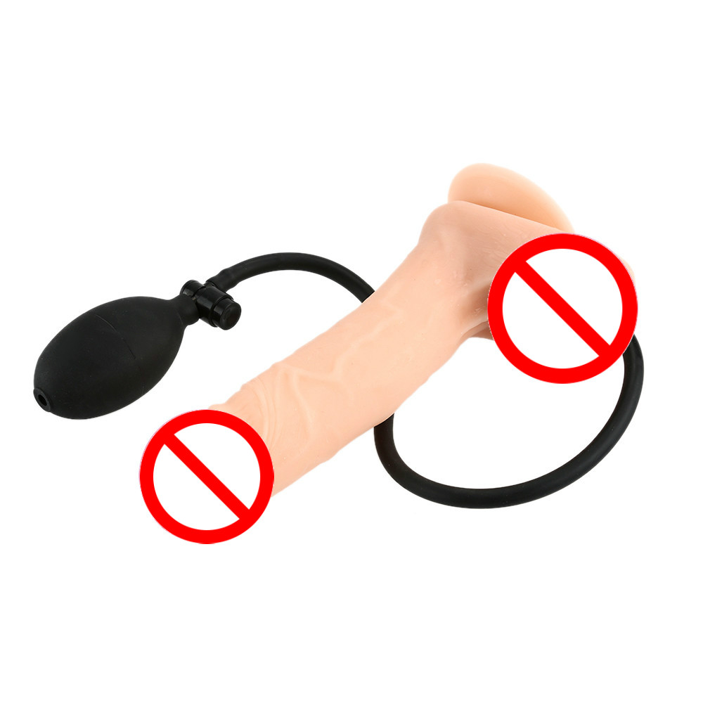 Anal Toys Sex Large Inflatable Dildo Realistic Super Big Size Penis Cock For Women Product Adult Machine