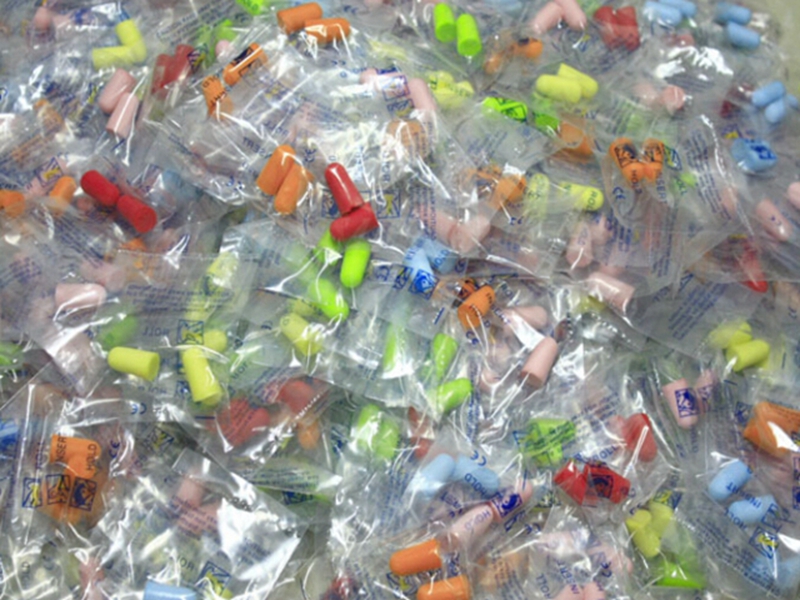 50Paris/lot Free Shipping bullet shape Foam Sponge Earplug Ear Plug Keeper Protector Travel Sleep Noise Reducer