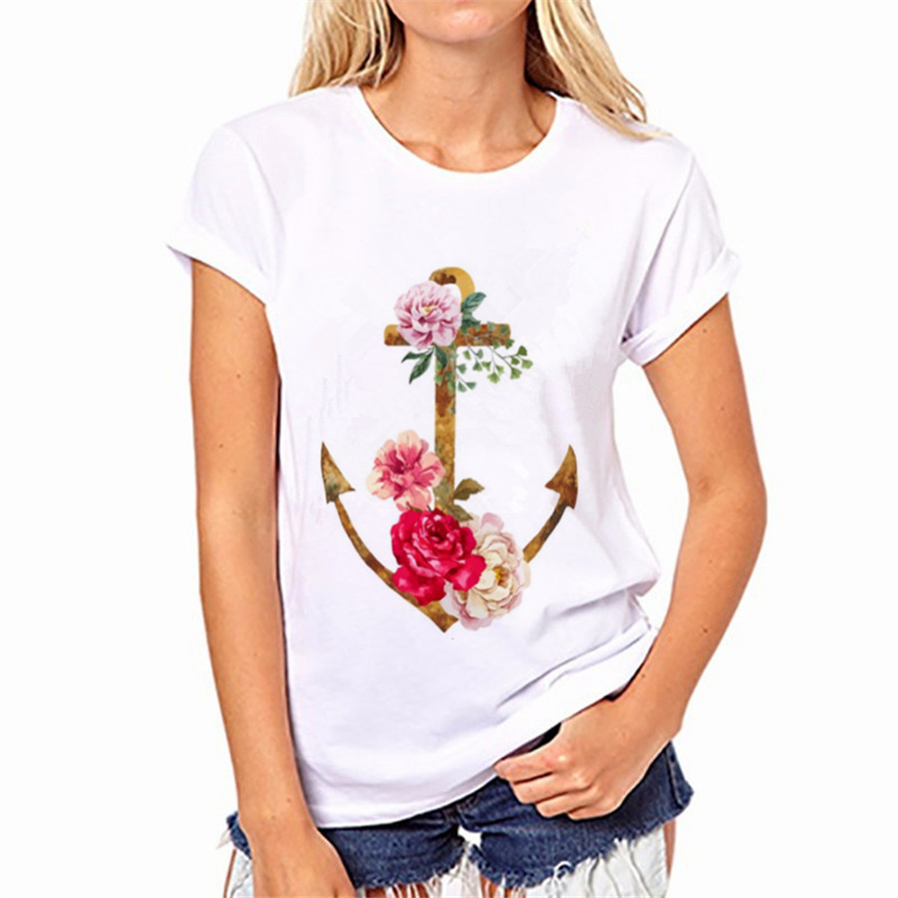 Wholesale- -3XXL! 2017 tops tees ladies short shirt women Boat anchor t-shirt Cotton female tshirt woman clothes plus size blusa, Yk006b
Wholesale- -3XXL! 2017 tops tees ladies short shirt women Boat anchor t-shirt Cotton female tshirt woman clothes plus size blusa, Yk006b