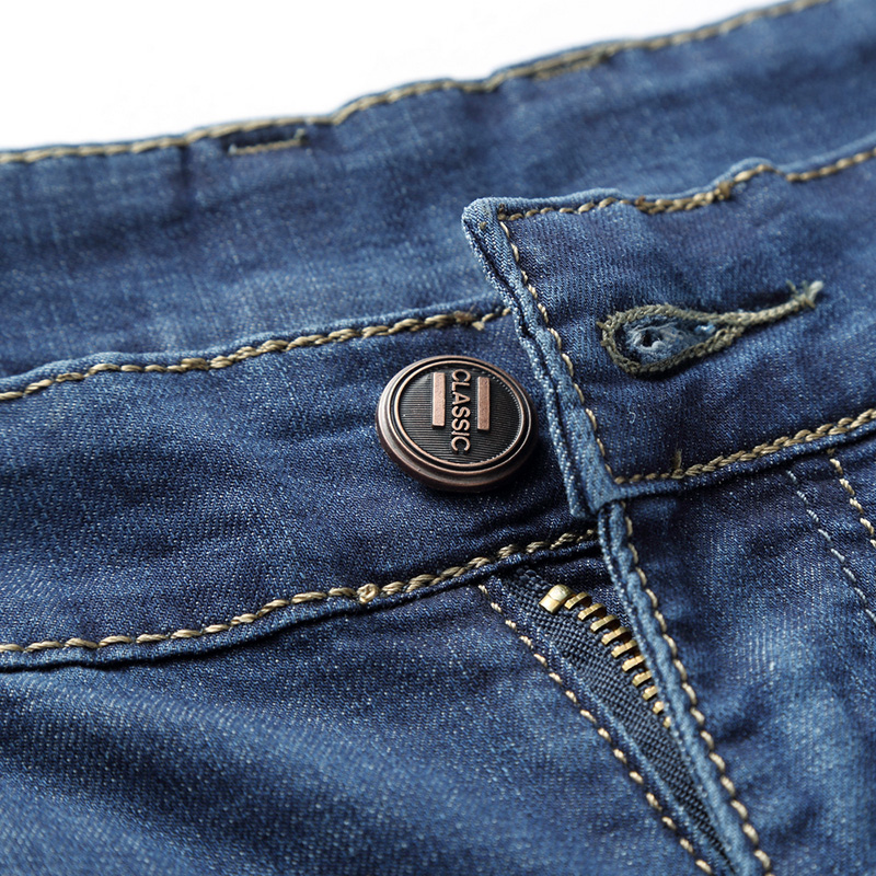 Wholesale- Mens Denim Shorts 2017 New Summer Regular Casual Elasticity Men Brand Jeans Shorts Plus size 52 Fashion Light blue Jeans Shorts