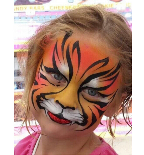Body Paint Crayons Pearl Neon Fluorescent Maquiagem Makeup Kids Face Paint Pigment UV Glow Painting 6 Color/Set
