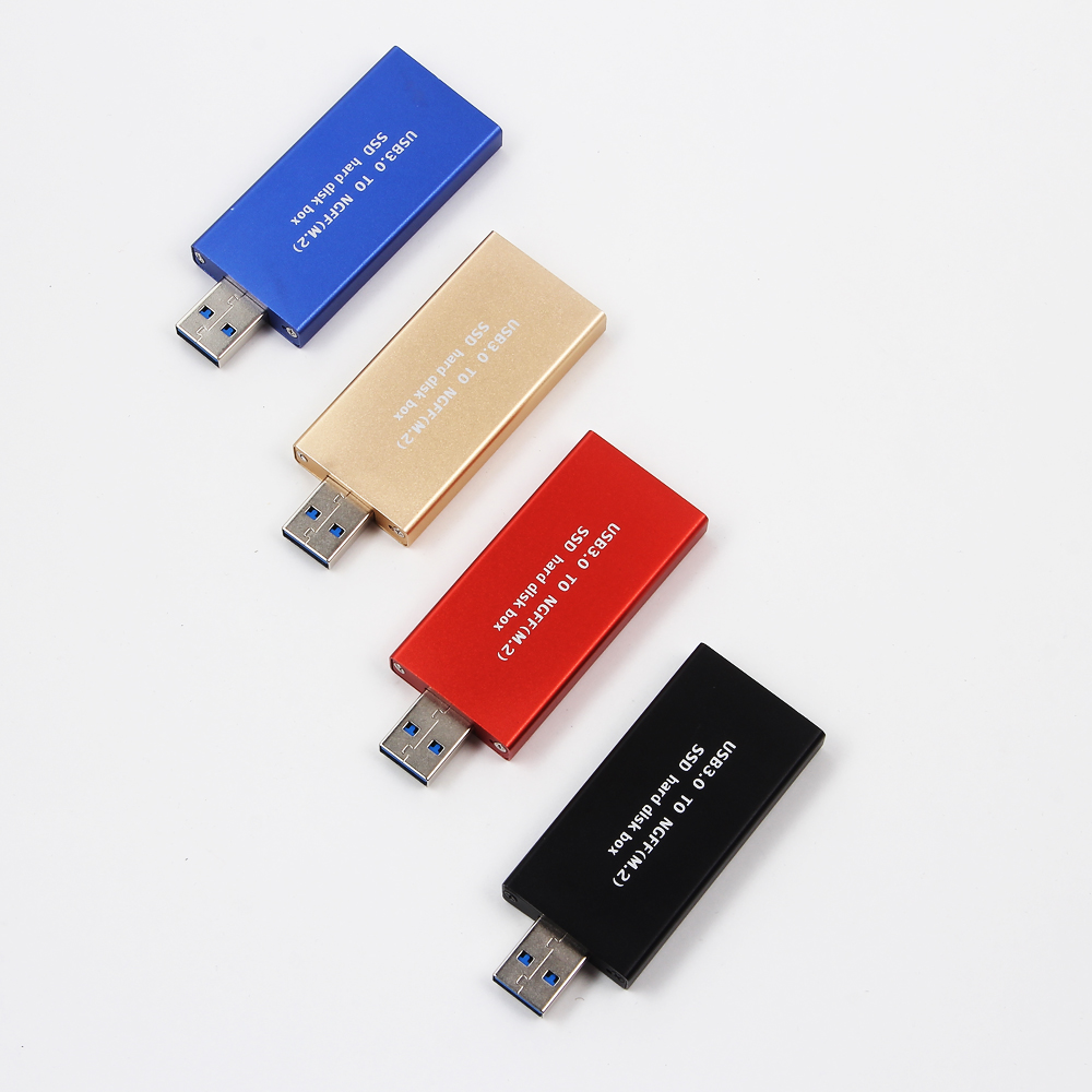 Compact USB 3.0 USB3.0 to M.2 NGFF B Key SSD 2230 2242 Adapter Card Converter Enclosure Case Cover Box
Compact USB 3.0 USB3.0 to M.2 NGFF B Key SSD 2230 2242 Adapter Card Converter Enclosure Case Cover Box