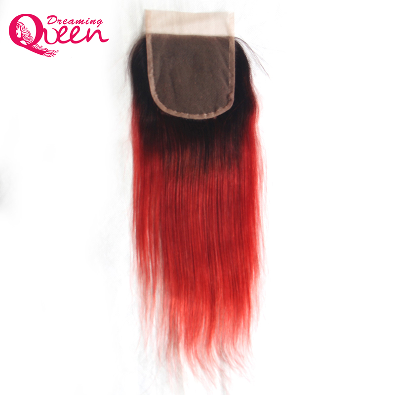 T1B Red Color Straight Lace Closure Ombre Brazilian Virgin Human Hair 4X4 Lace Closure With Baby Hair Bleached Knots Closure
T1B Red Color Straight Lace Closure Ombre Brazilian Virgin Human Hair 4X4 Lace Closure With Baby Hair Bleached Knots Closure