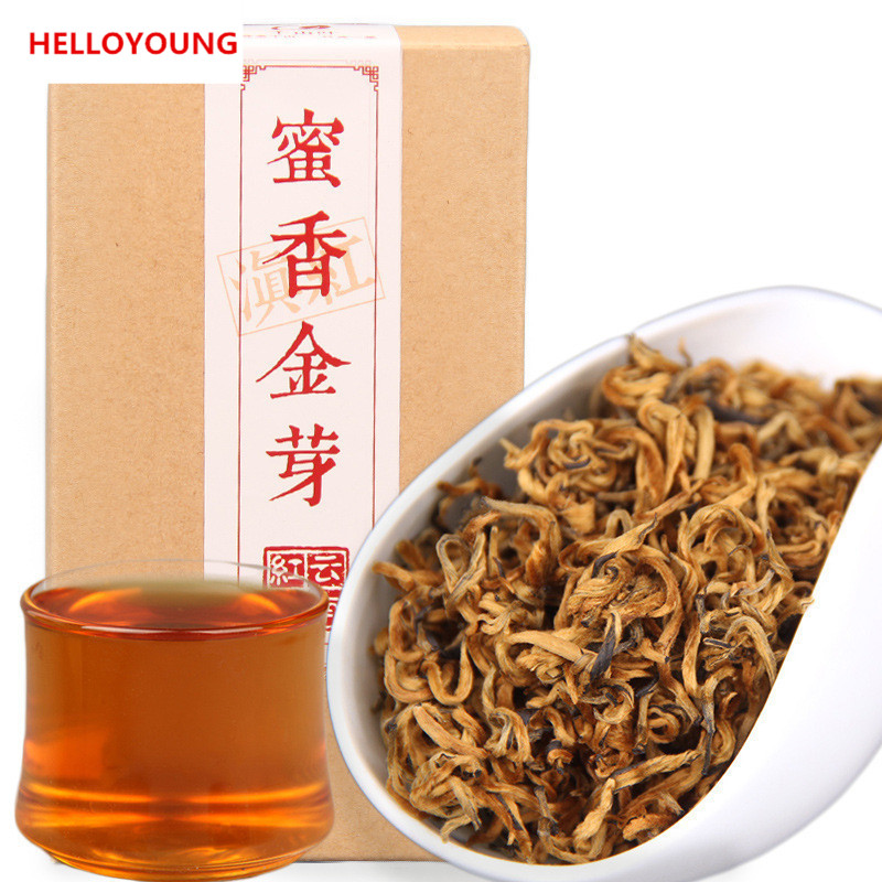 Hot sales C-HC005 Yunnan black tea 100g Chinese Kung Fu cha Fengqing Dianhong tea red early spring honey fragrance gold buds large leaves
Hot sales C-HC005 Yunnan black tea 100g Chinese Kung Fu cha Fengqing Dianhong tea red early spring honey fragrance gold buds large leaves