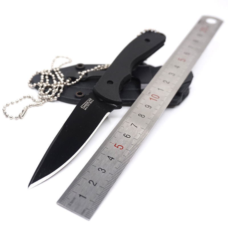 7223 Necklace Knife Tactical Fixed Blade Knife 440A Stainless Steel Titanium Handle 58HRC Outdoor Survival Tool Straight Hunting Household
7223 Necklace Knife Tactical Fixed Blade Knife 440A Stainless Steel Titanium Handle 58HRC Outdoor Survival Tool Straight Hunting Household