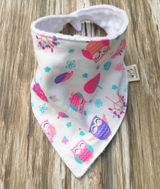 10pcs Baby Triangle Bib burp cloths soft 100% Cotton minky dots water absorption Bandana Bibs Infant Saliva Bavoir Towel Pinafore Apron YE08