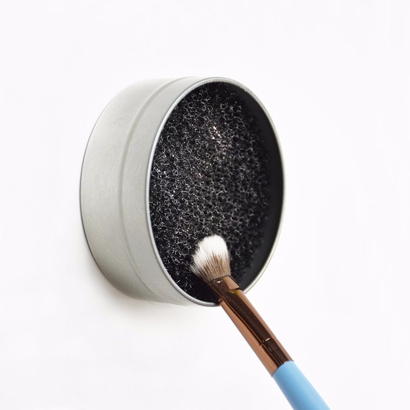 3 Second Color Off !! Makeup Brush Cleaner Sponge Remover Color From Brush Eyeshadow Sponge Tool Cleaner ,Quick Wash