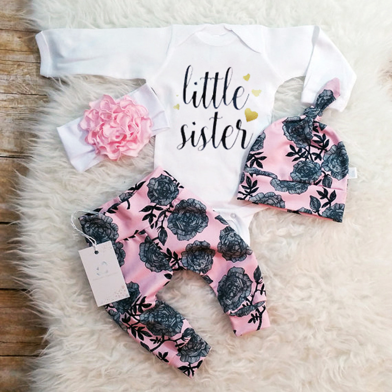 Girls Baby Christmas Rompers Clothing Sets Cotton long Sleeve Newborn Romper Rose printed Pants Hats 3 Pcs Set Toddler Infant Clothes, As pic
Girls Baby Christmas Rompers Clothing Sets Cotton long Sleeve Newborn Romper Rose printed Pants Hats 3 Pcs Set Toddler Infant Clothes, As pic
